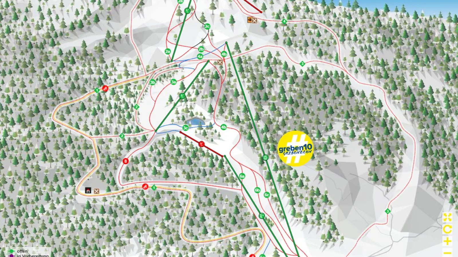 Grebenzen Lodge Pabstin 36B-Plattegrond