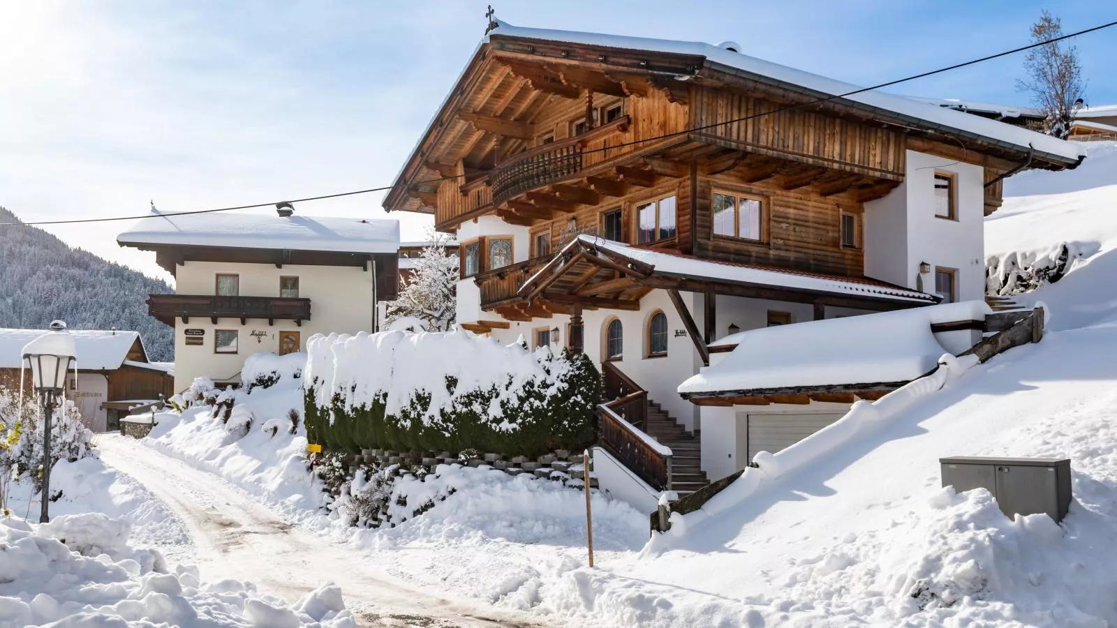 Blick auf Rosskopf-Exterieur winter