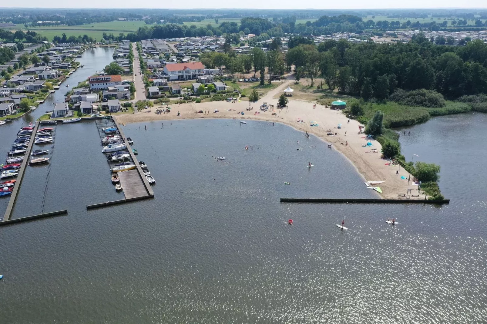 Resort Veluwemeer 9-Gebieden zomer 1km