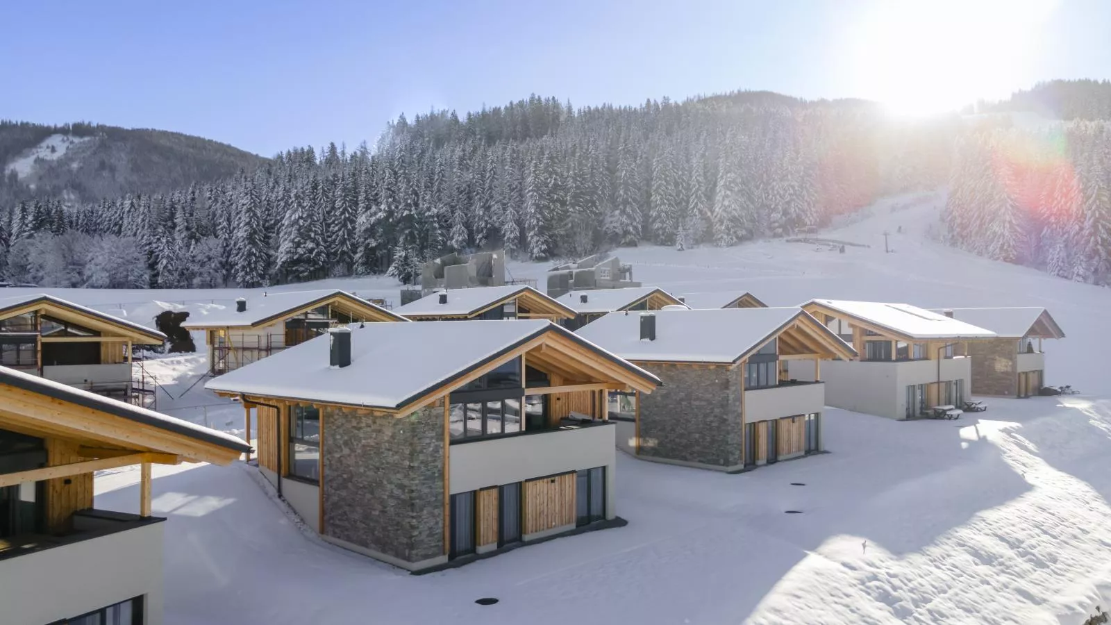 Grebenzen Top Chalet Mazzel-Exterieur winter