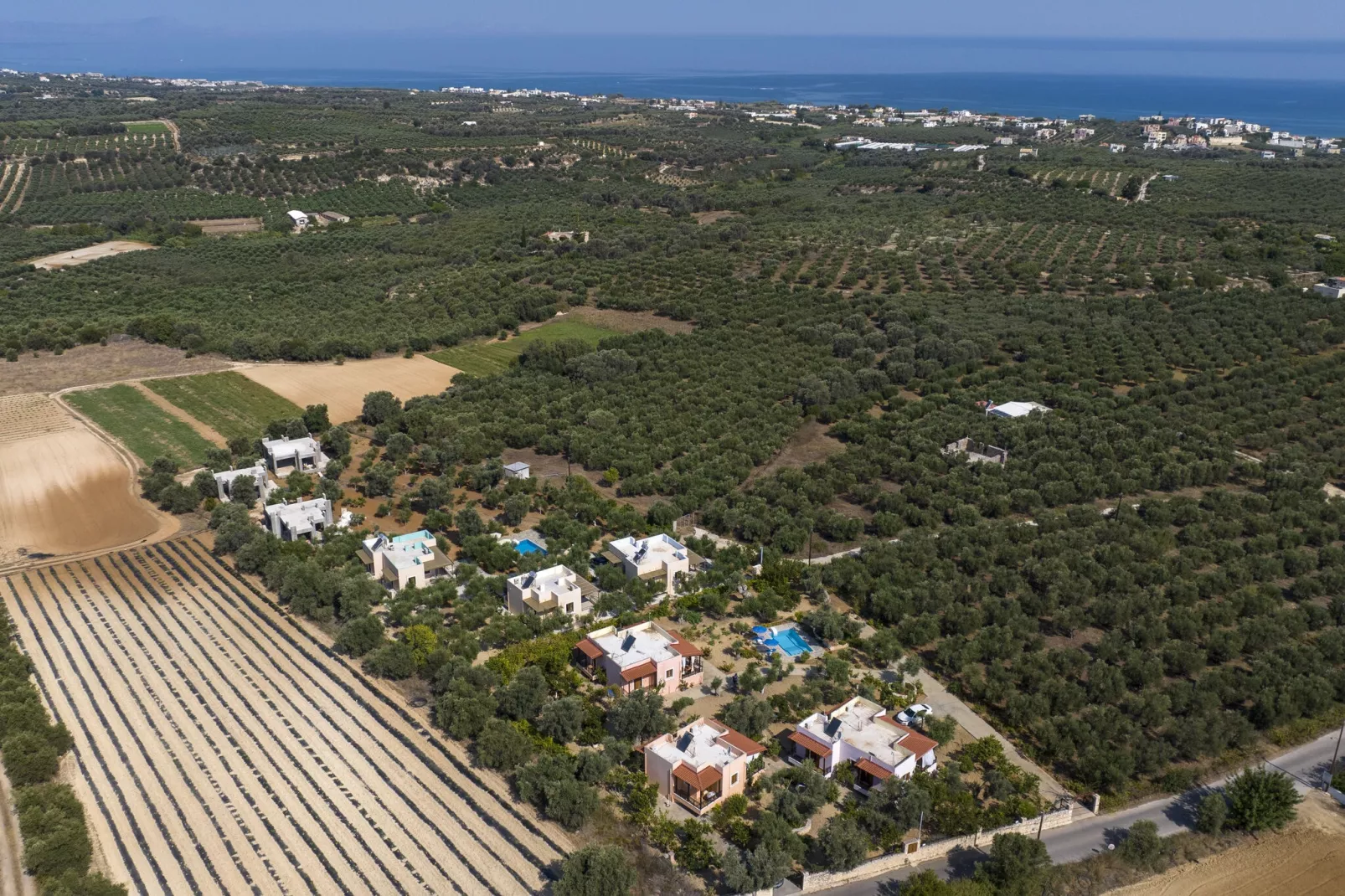 Villa Afroditi-Gebieden zomer 5km