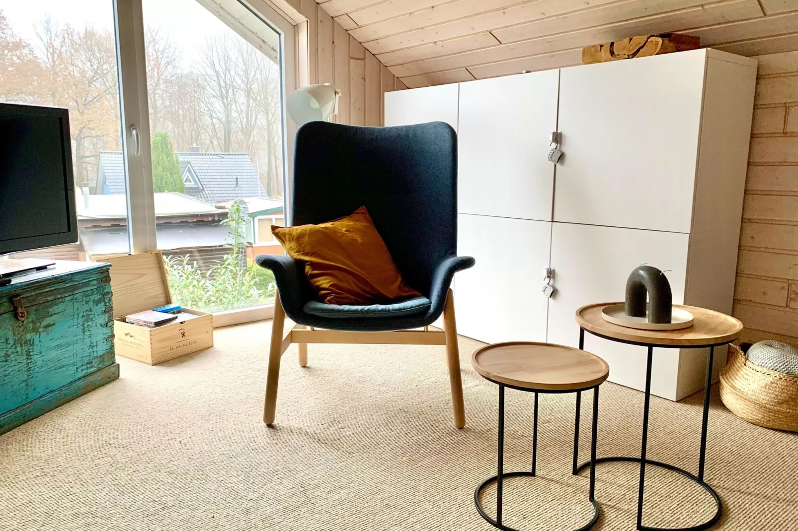 Seeblick 105 qm / 1-6 Personen-Woonkamer