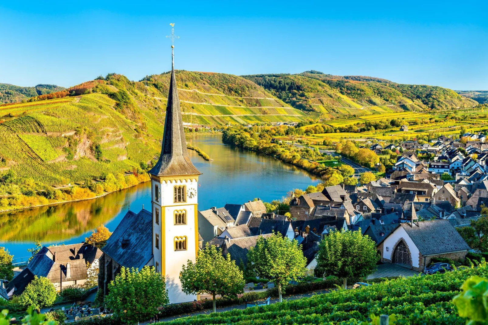 Weingut Kirch-Gebieden zomer 20km