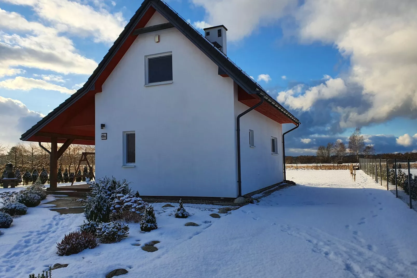 Holiday house Larch Nook-Exterieur winter