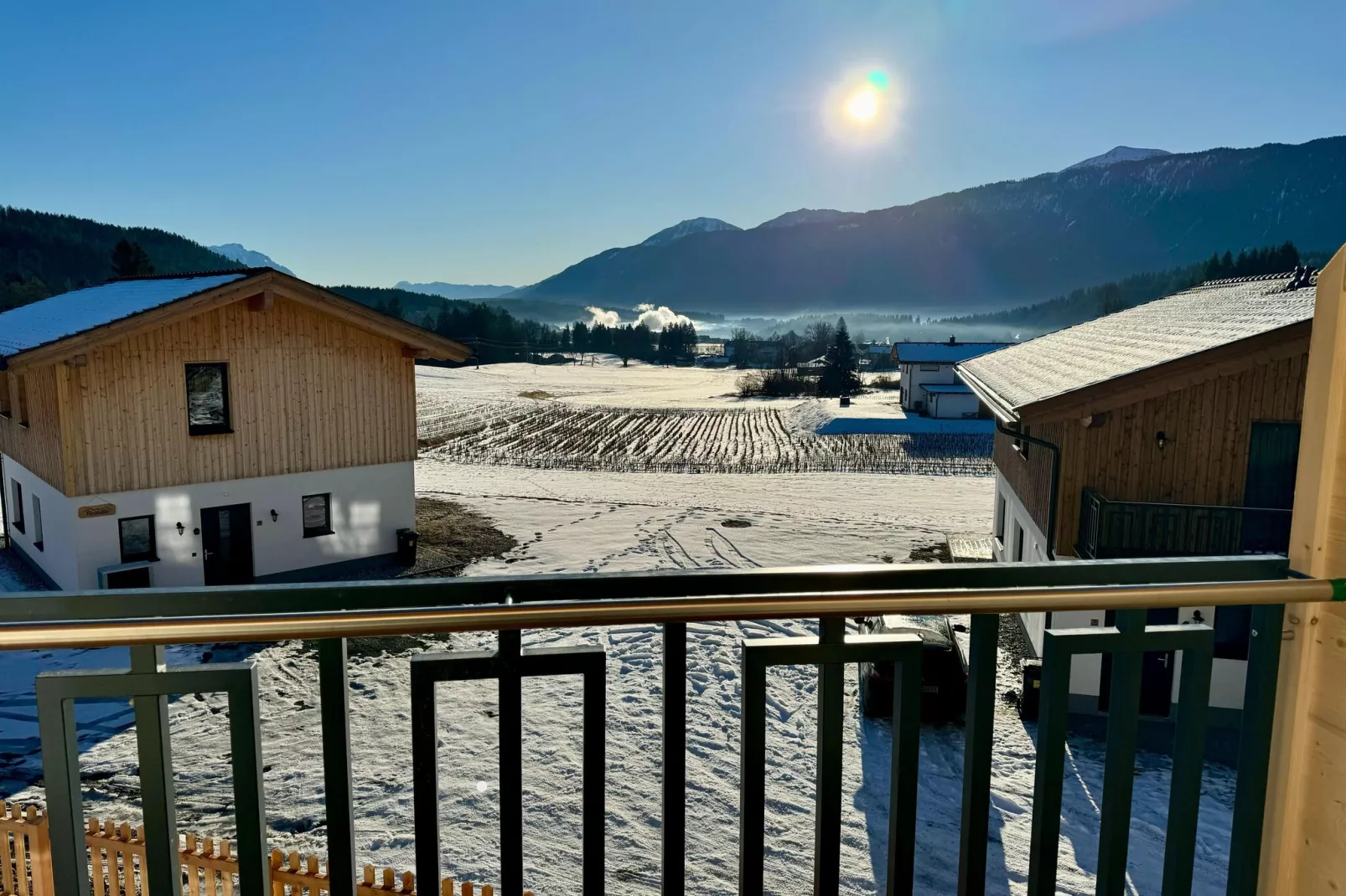 Chalet semi-detached Obermöschach 6A-Uitzicht winter