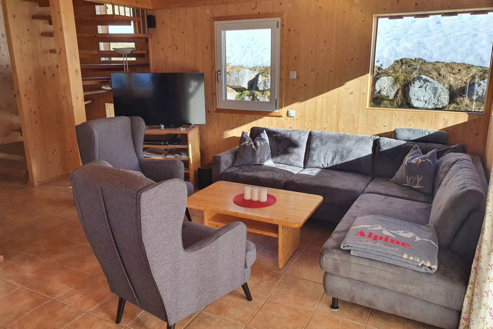 Tauern Chalet-Woonkamer