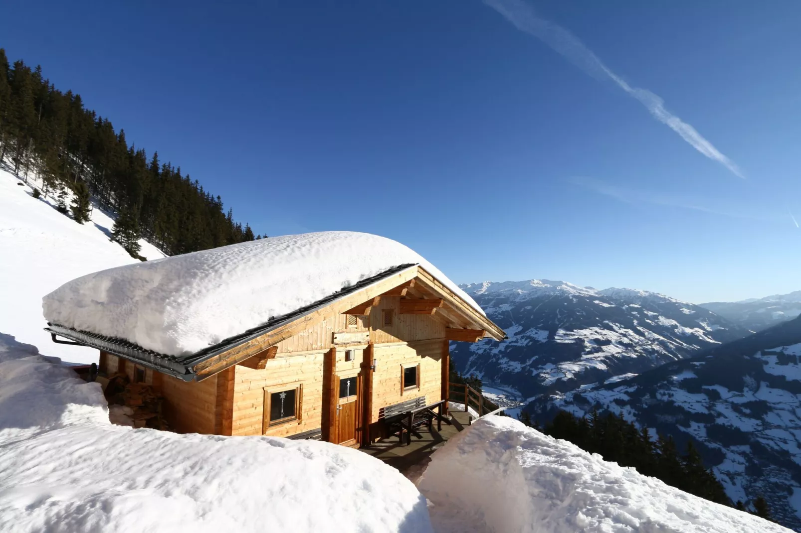 Almhütte Nase-Exterieur winter