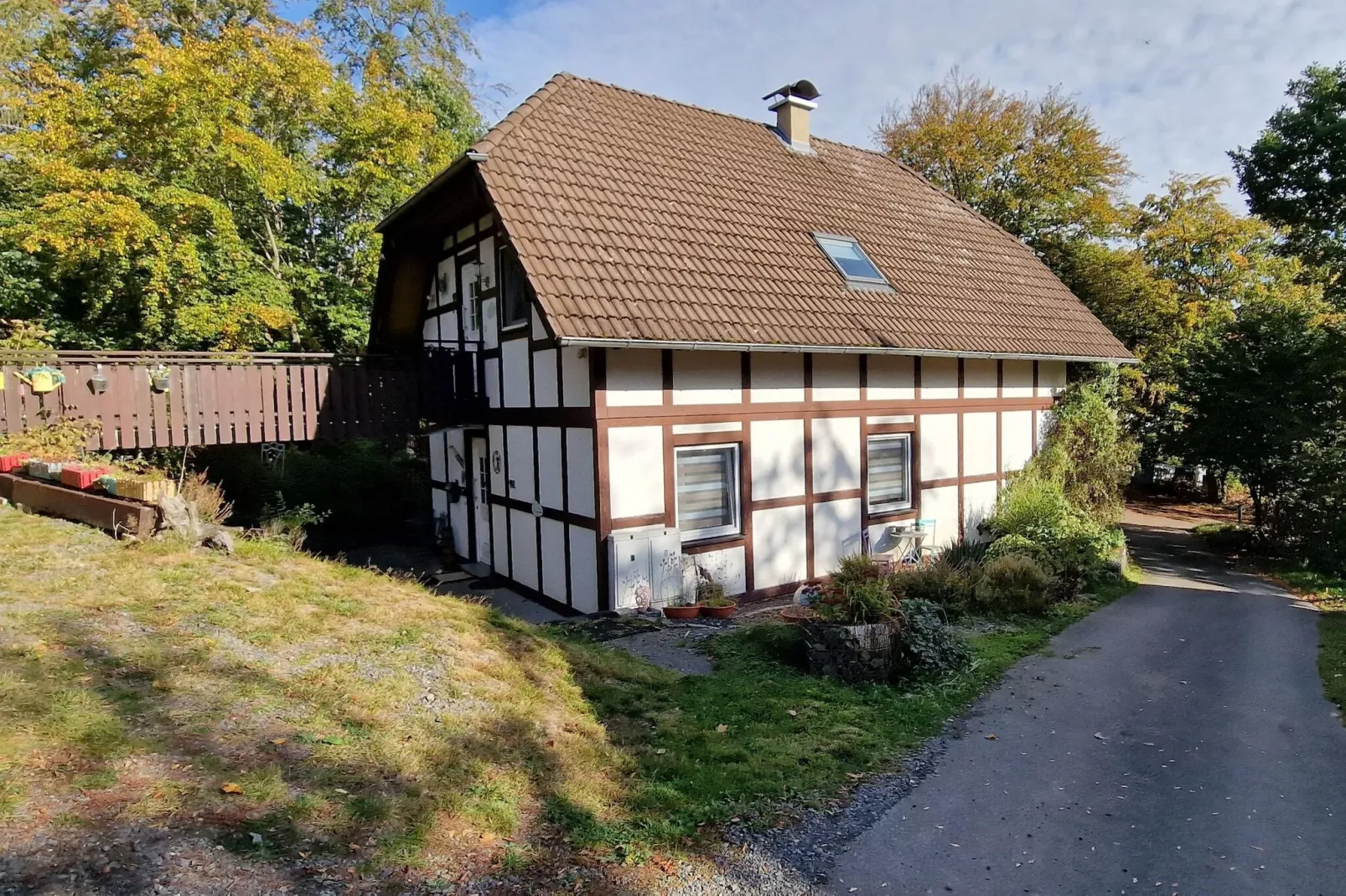 Obere Ferienwohnung-Buitenkant zomer