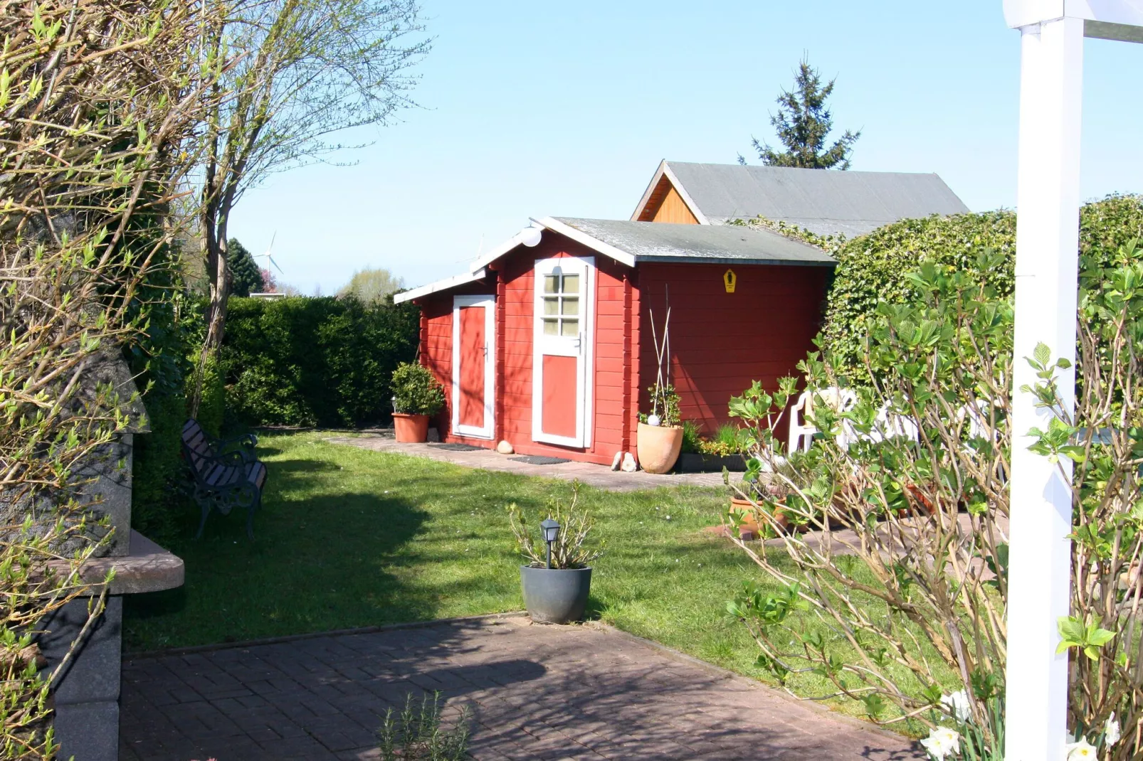 Appartementhaus Kranichblick Breege-Tuin winter