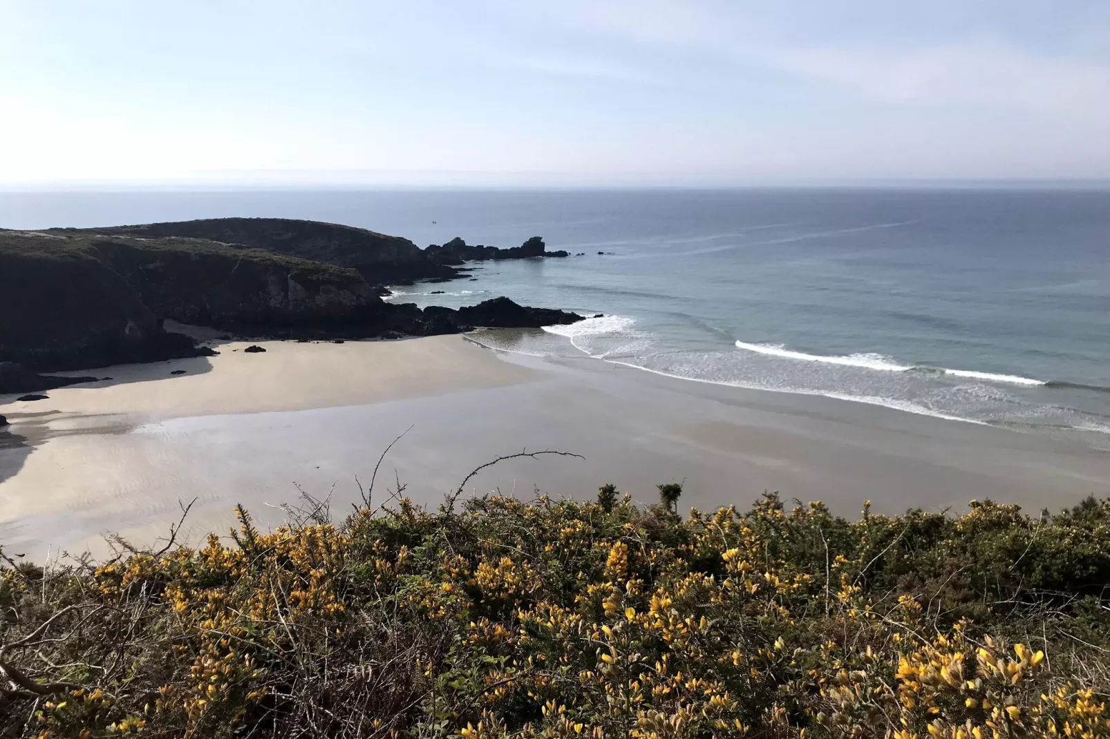 180° Panorama Meerblick Ferienhaus Telgruc-sur-Mer-Gebieden zomer 5km