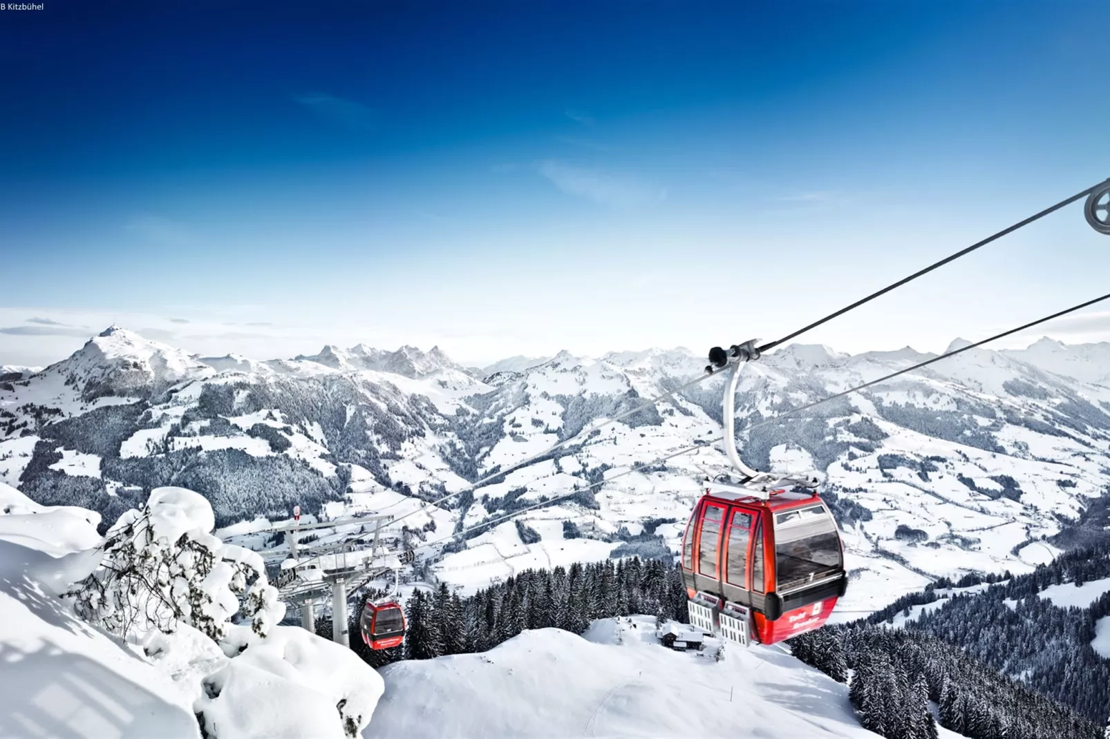 Hahnenkamm-Gebied winter 5km