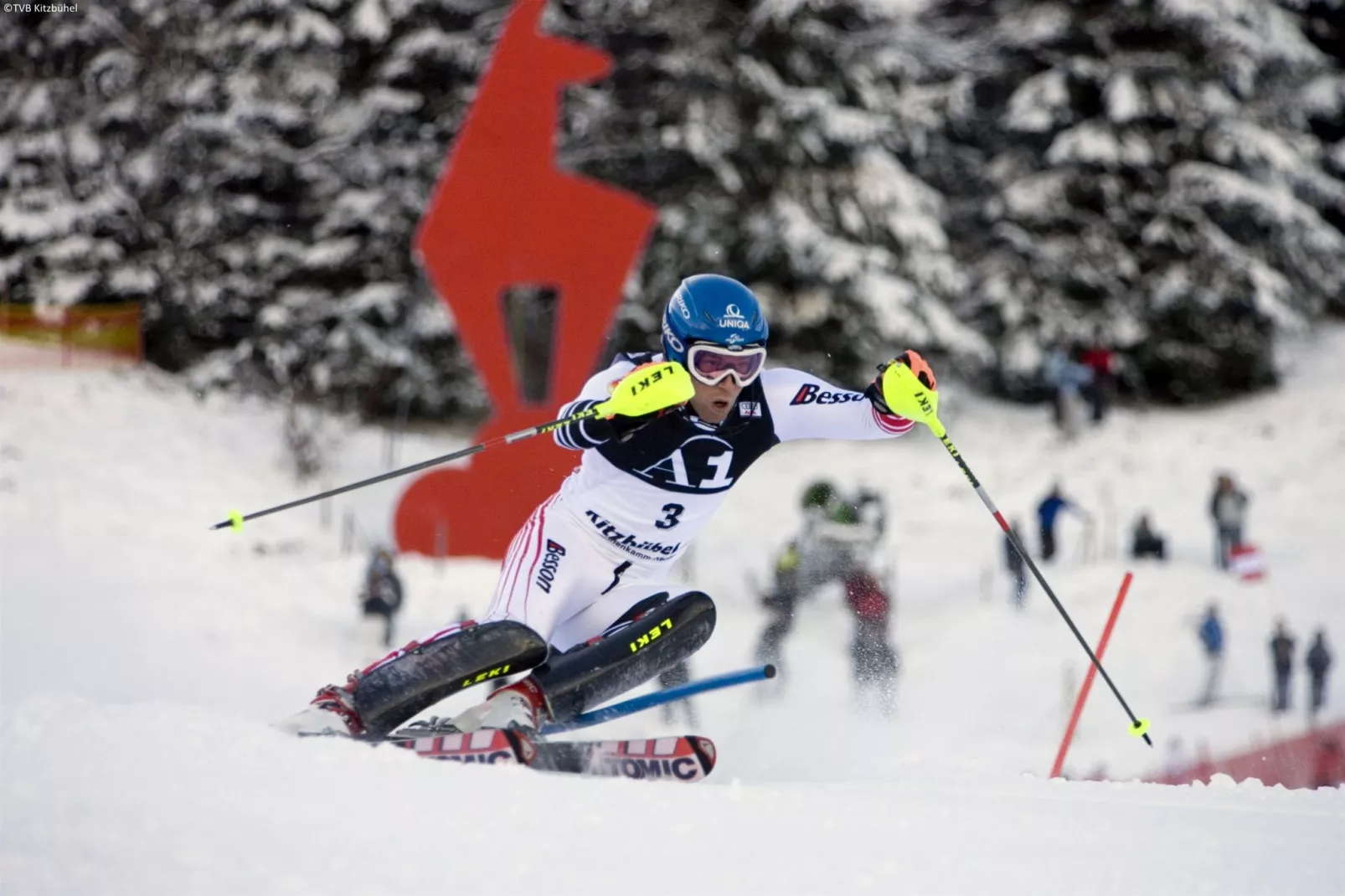 Hahnenkamm-Gebied winter 5km