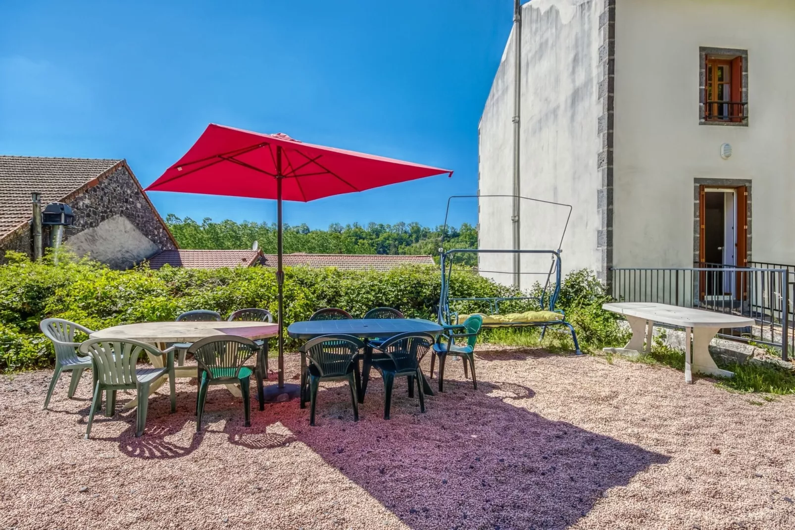 Le gite du parc du Volcan de grande capacité-Terrasbalkon