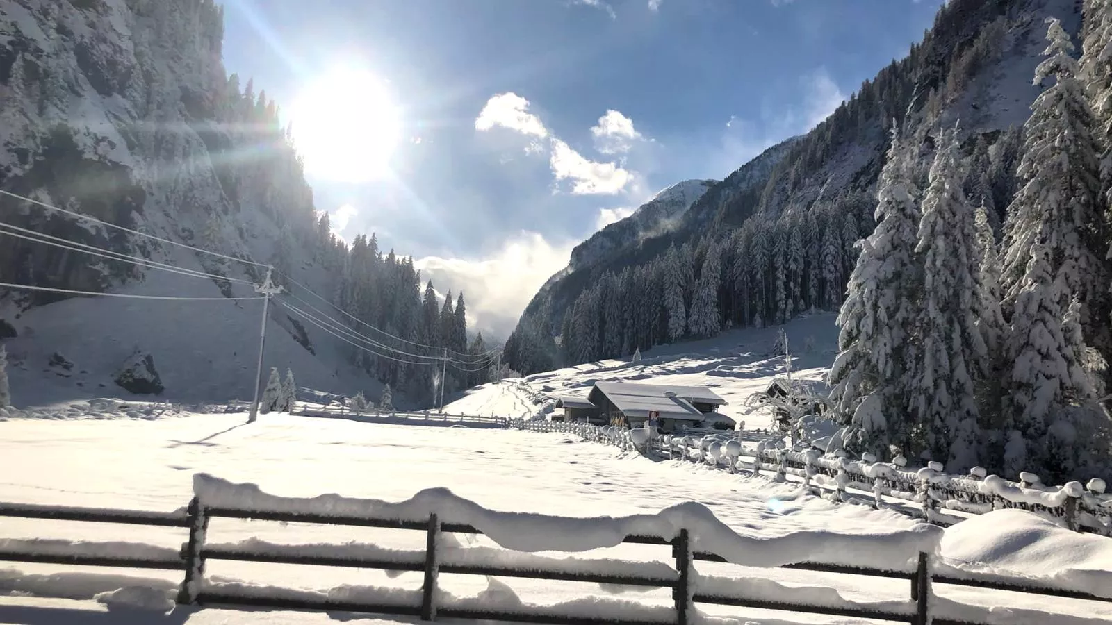 Alpenhaus Lacknerbrunn-Gebied winter 1km