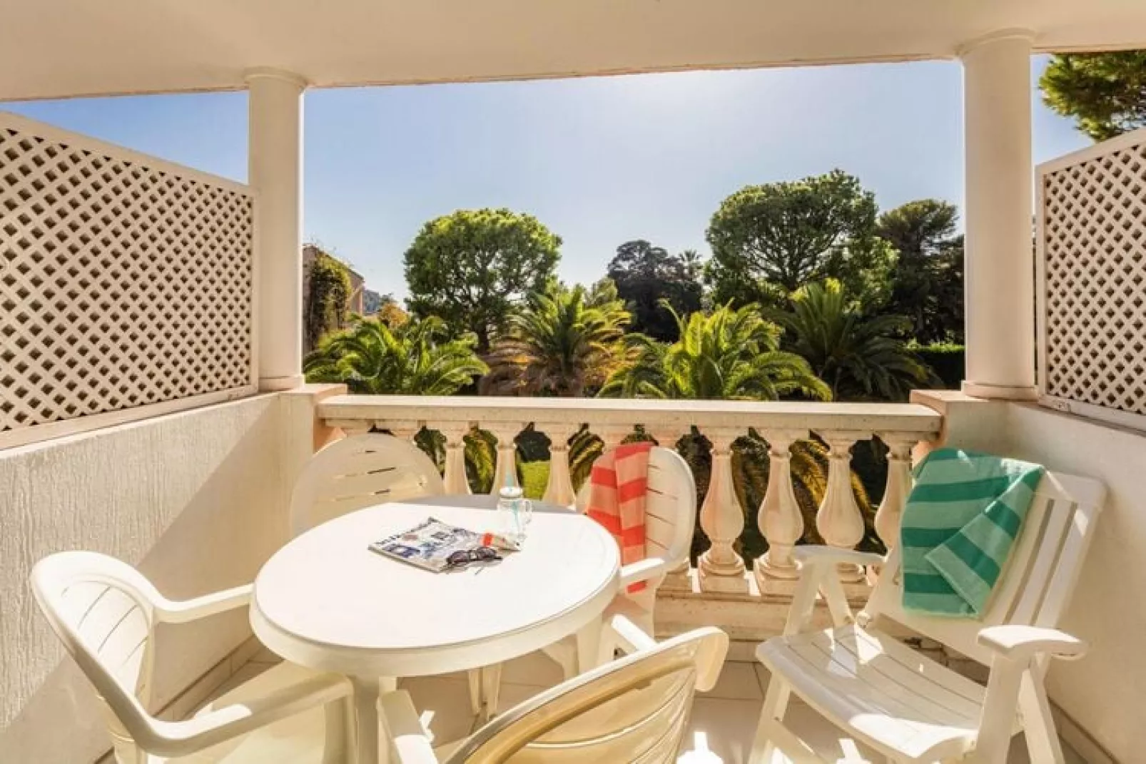 Residence L'Ange Gardien Villefranche-sur-Mer - 27 apartement 1 bedroom - sleeping niche 6 pers-Terras