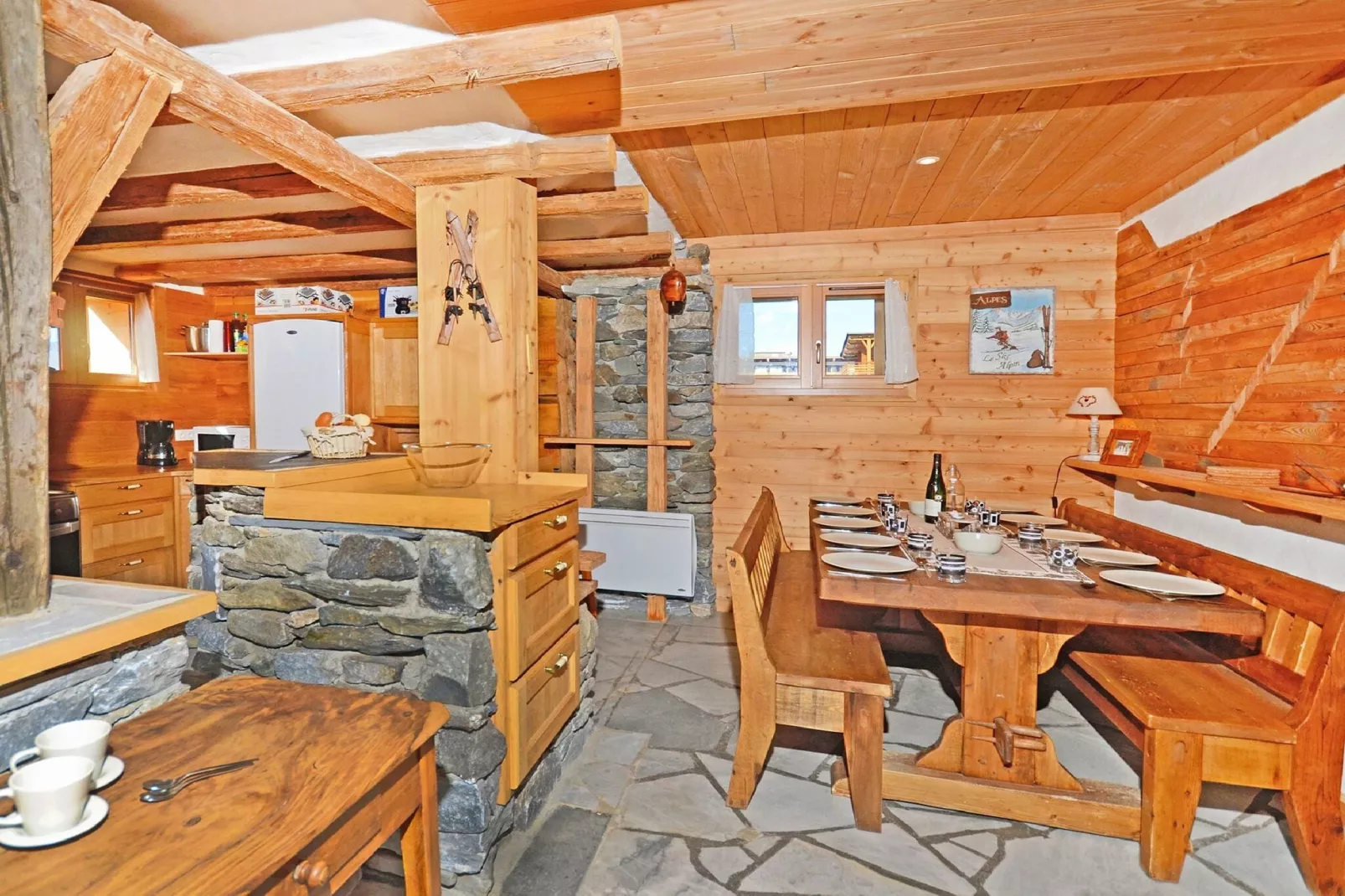 Chalet Pierra Menta-Woonkamer