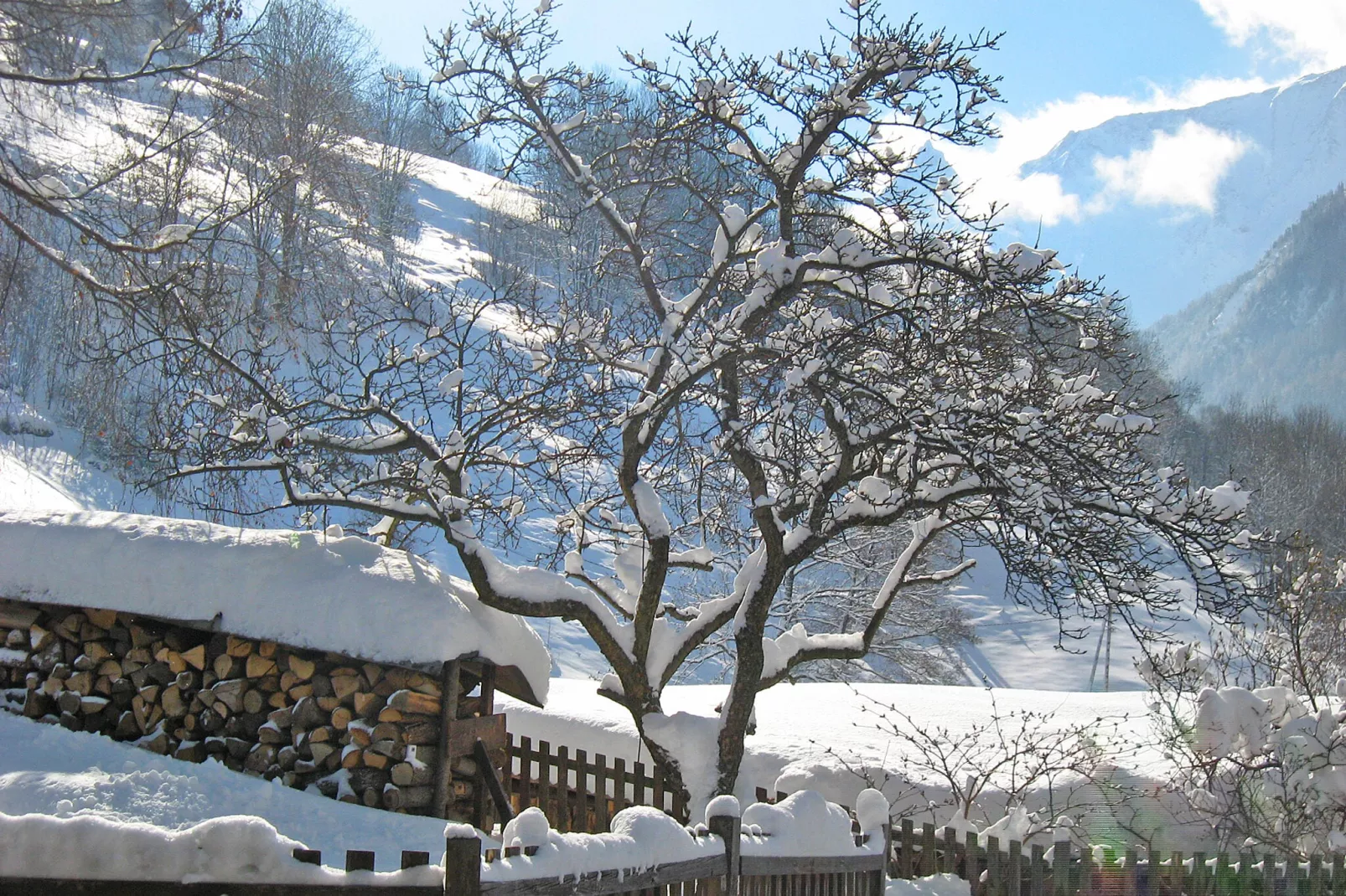 Chalet de Claude-Uitzicht winter