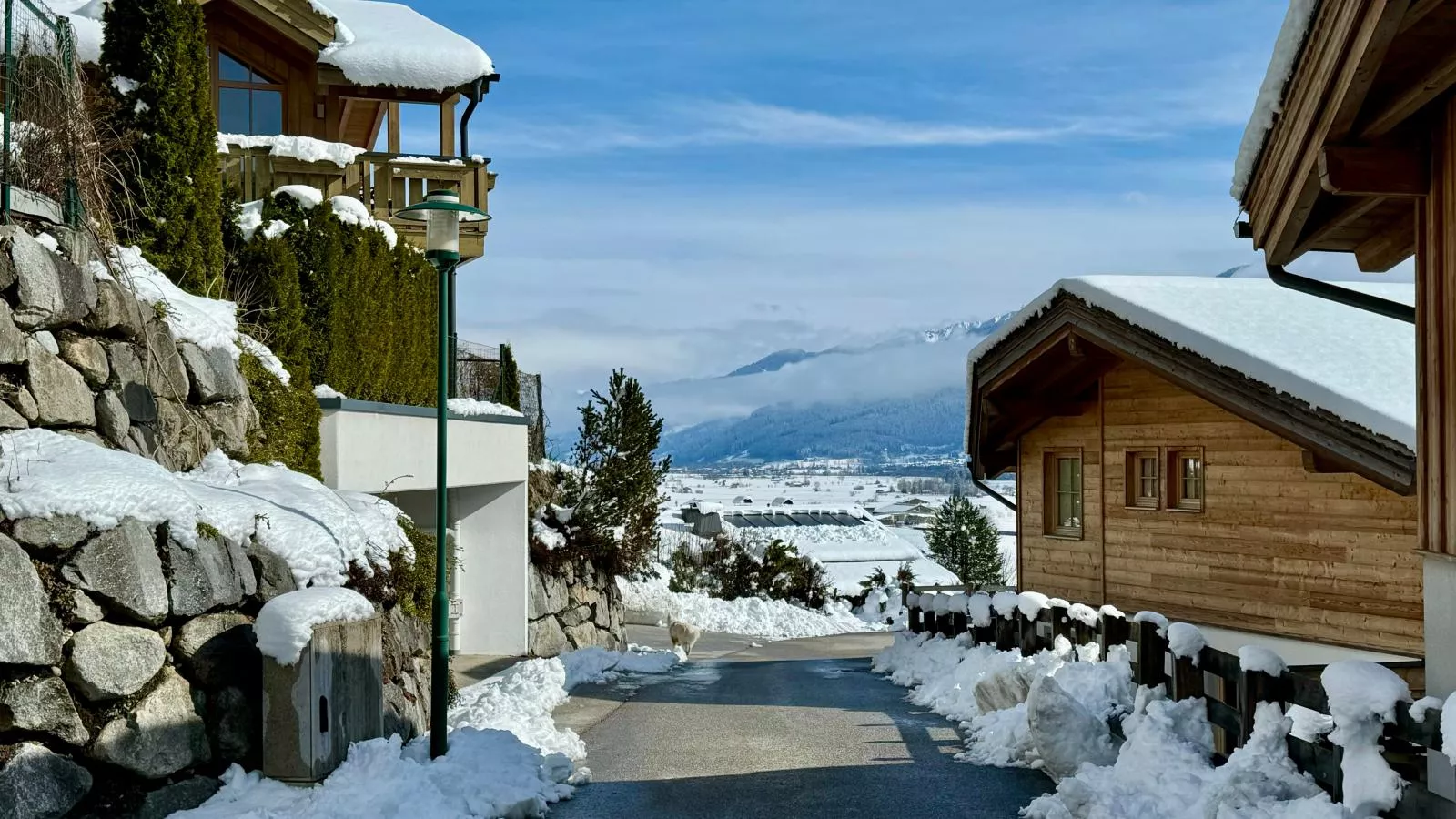 Chalet Erlebnishaus II-Uitzicht winter