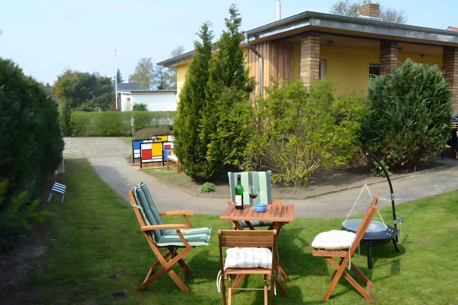 Inselhaus Paul auf der Insel Poel-Tuinen zomer