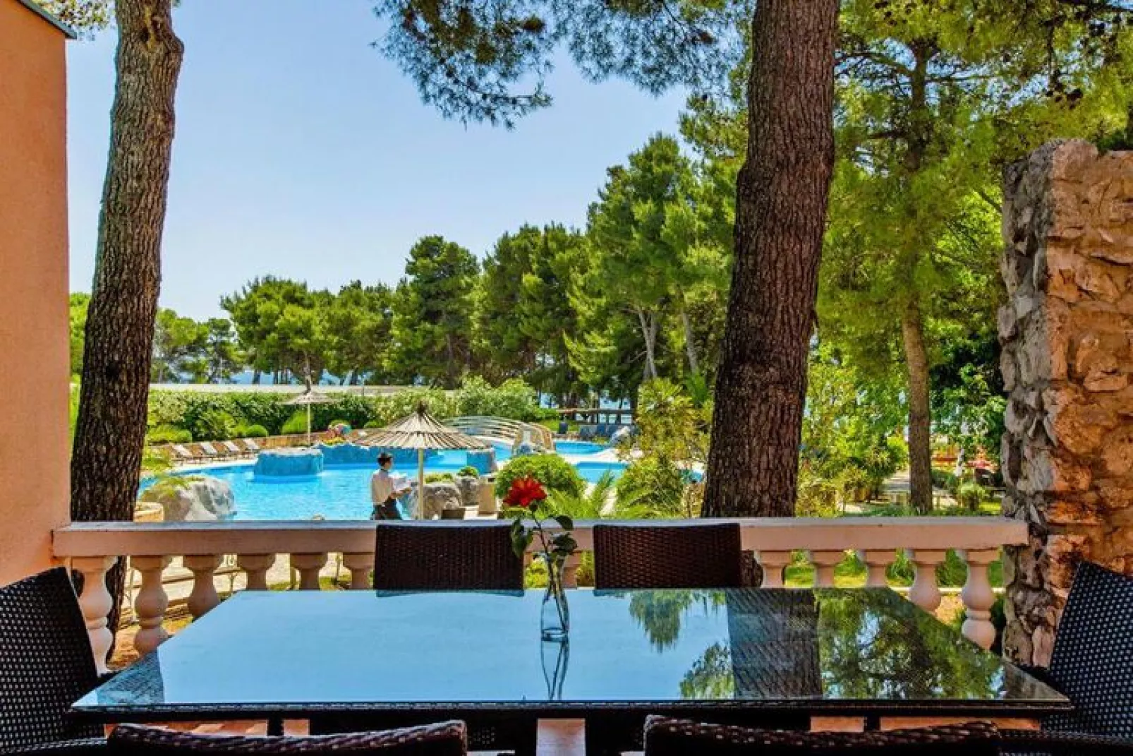 Matilde Beach Resort Vodice - Junior Apt A2plus2 Park View ca 36 qm für 4 Pers B&B-Zwembad