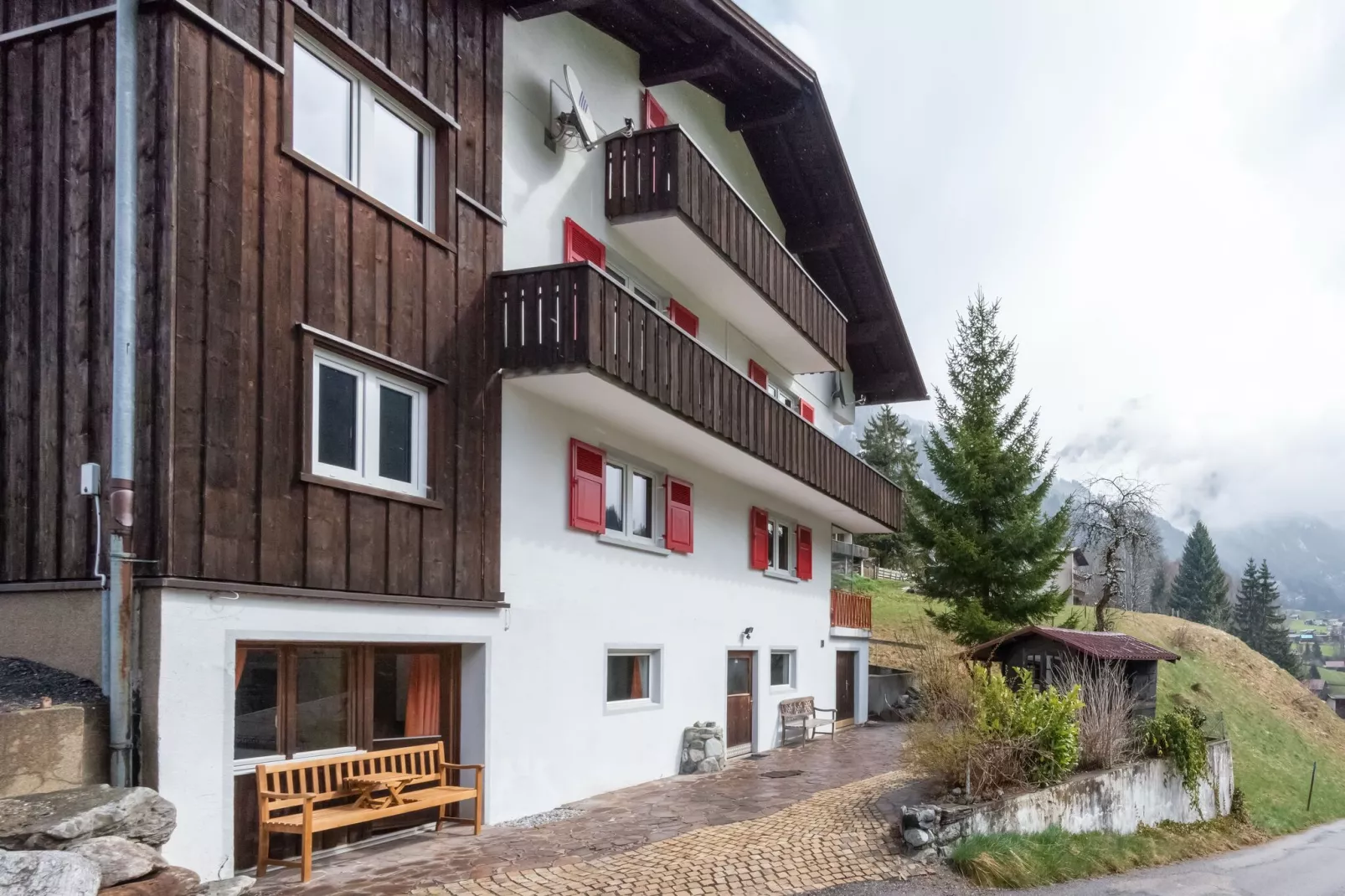 Vakantiehuis Montafon - Apartment 1-Exterieur winter