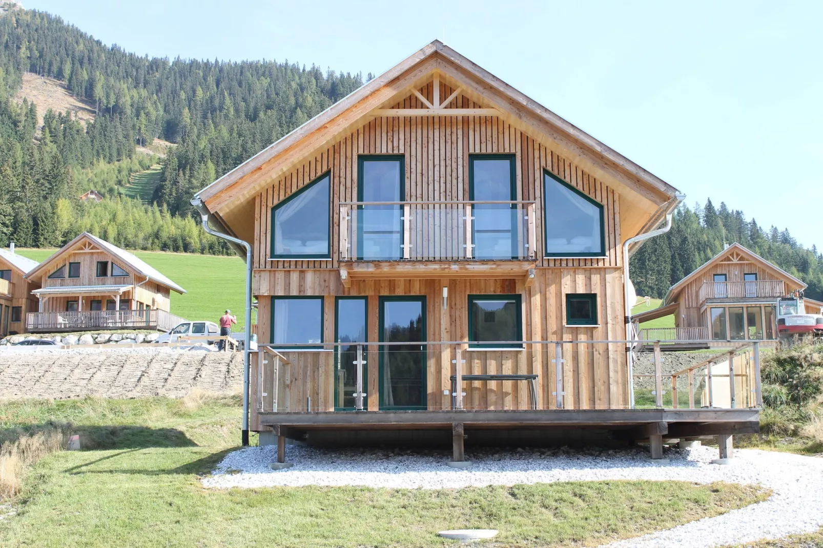 Chalet Almdorf 8-Buitenkant zomer