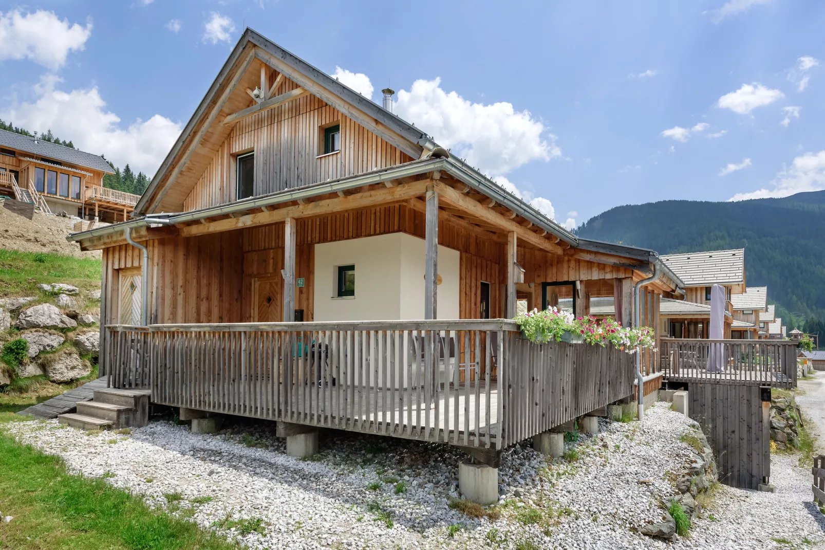 Chalet Zuckerhütl-Buitenkant zomer