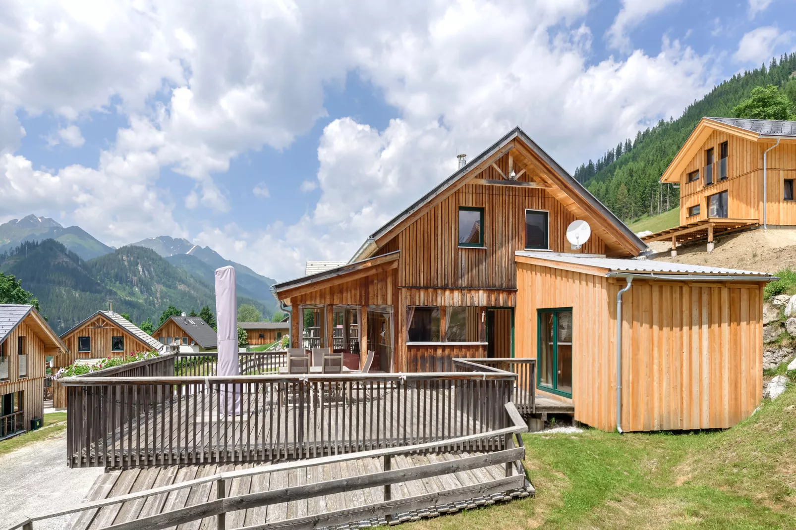 Chalet Zuckerhütl-Buitenkant zomer