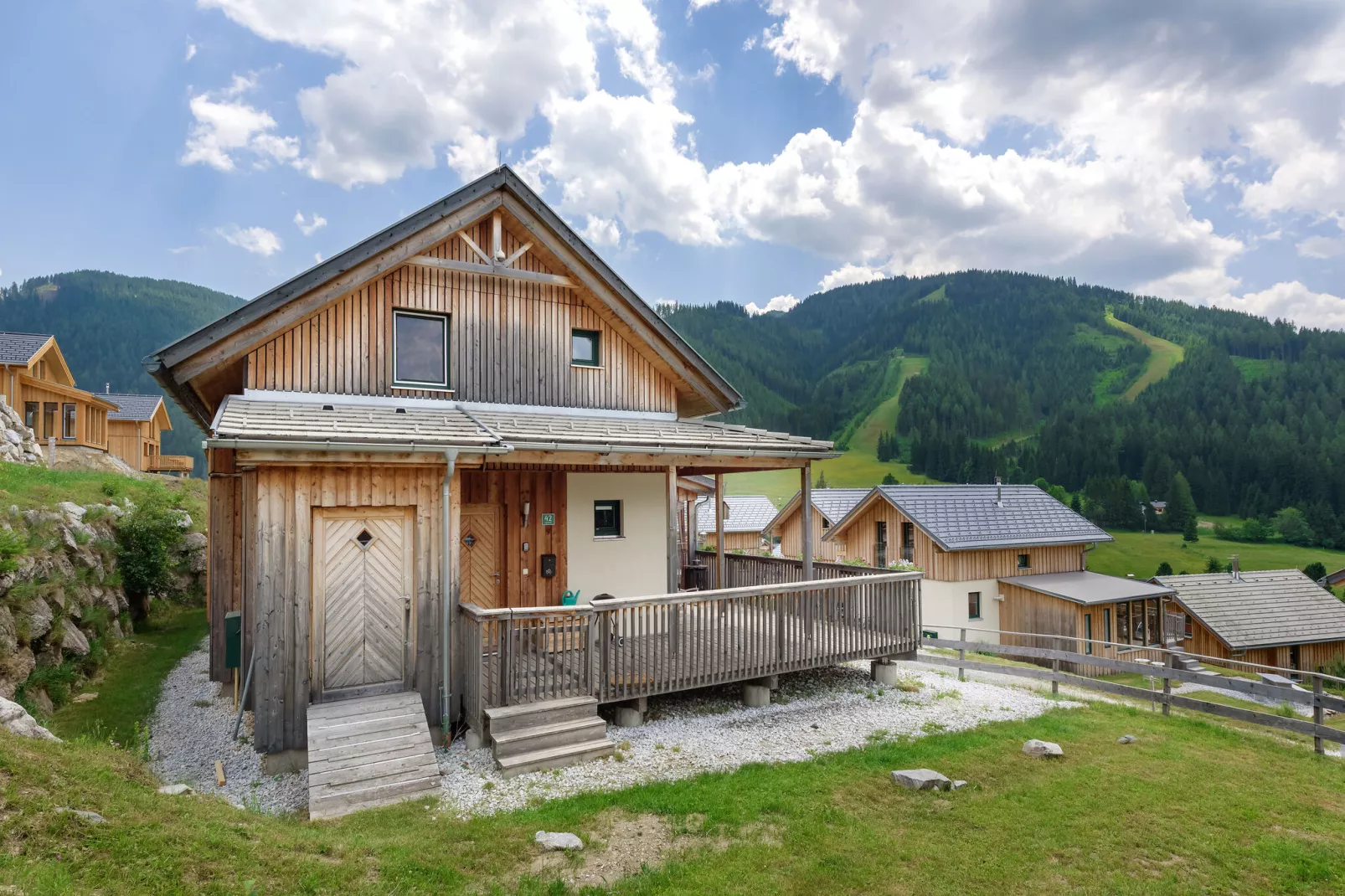 Chalet Zuckerhütl-Buitenkant zomer