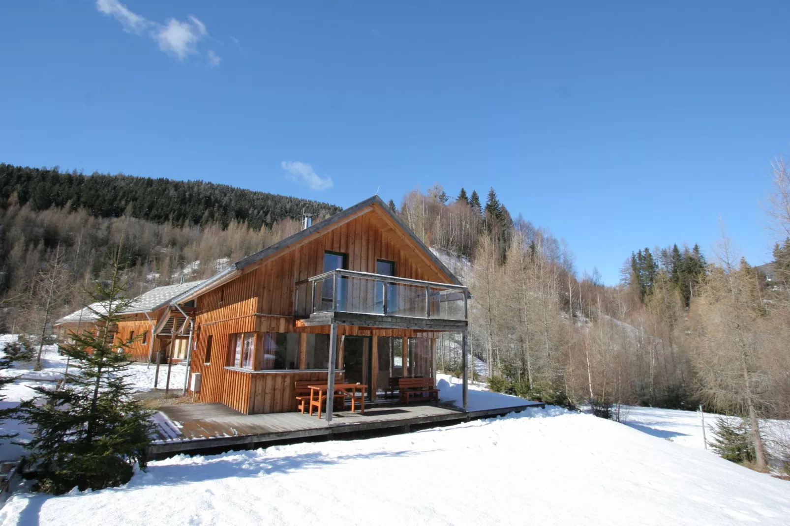 Chalet in Austria-Exterieur winter