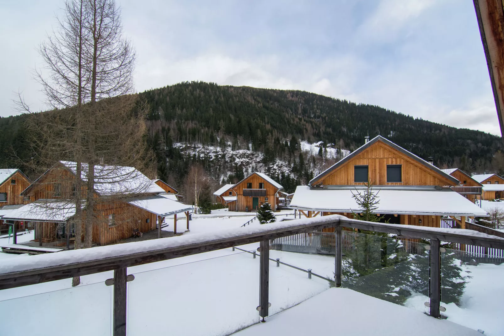 Chalet in Austria-Uitzicht winter