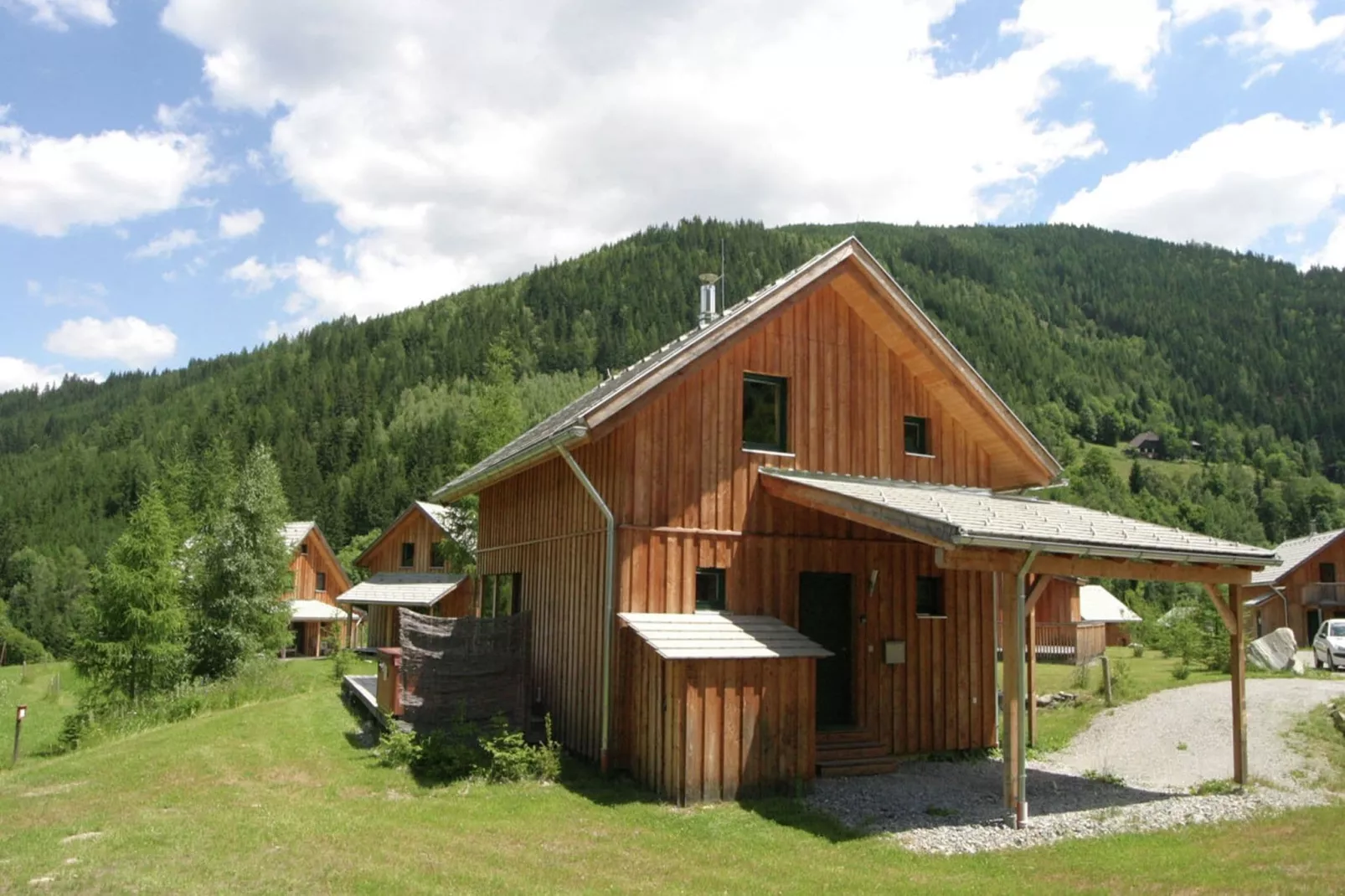 Chalet in Austria-Buitenkant zomer