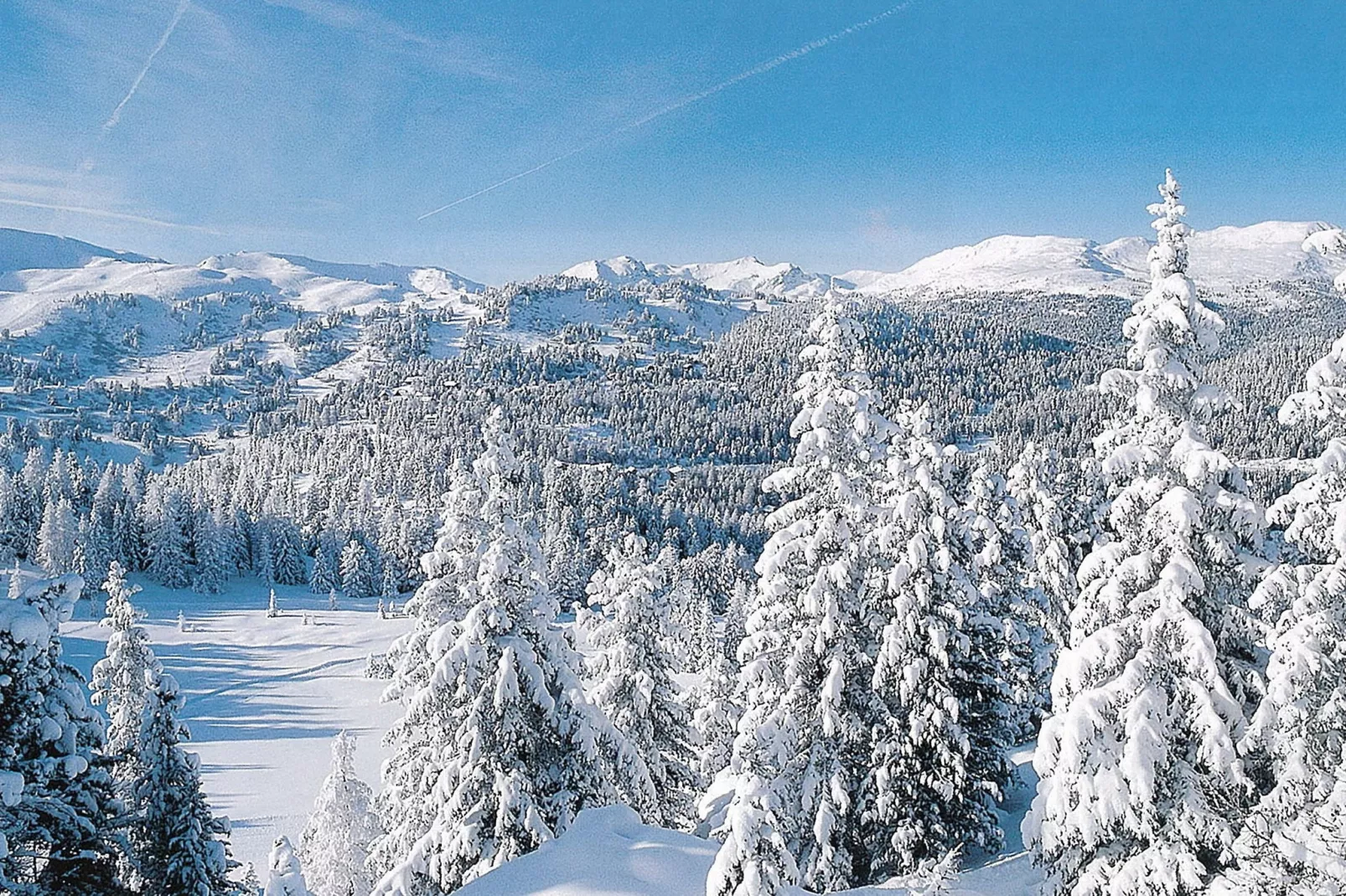 Almdorf Stadl 160-Gebied winter 1km