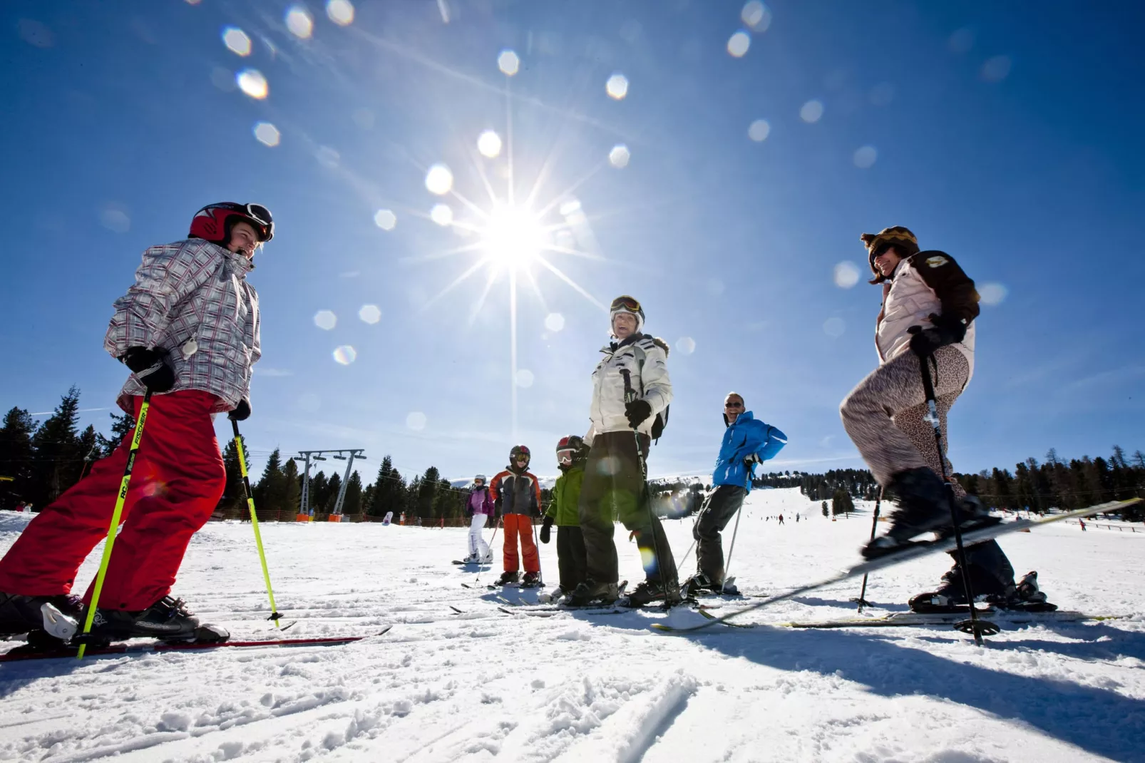 Almdorf Stadl 160-Gebied winter 20km