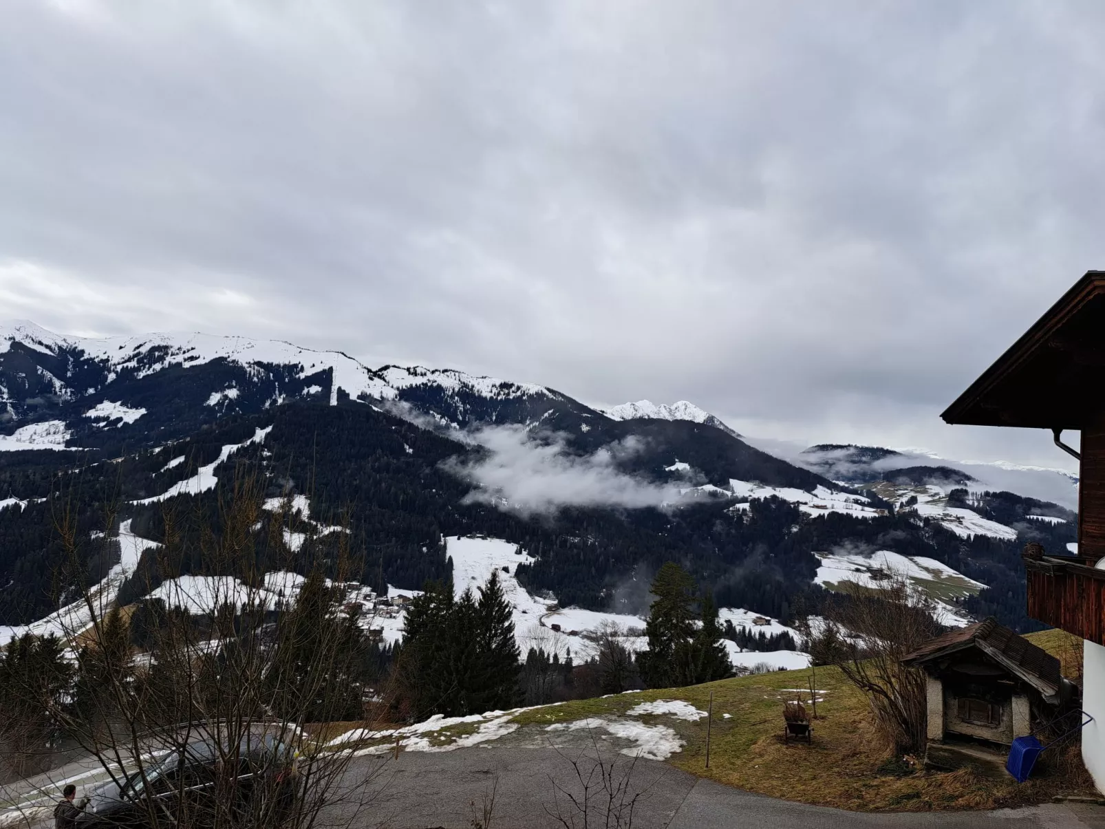 Bergpanorama-Buiten