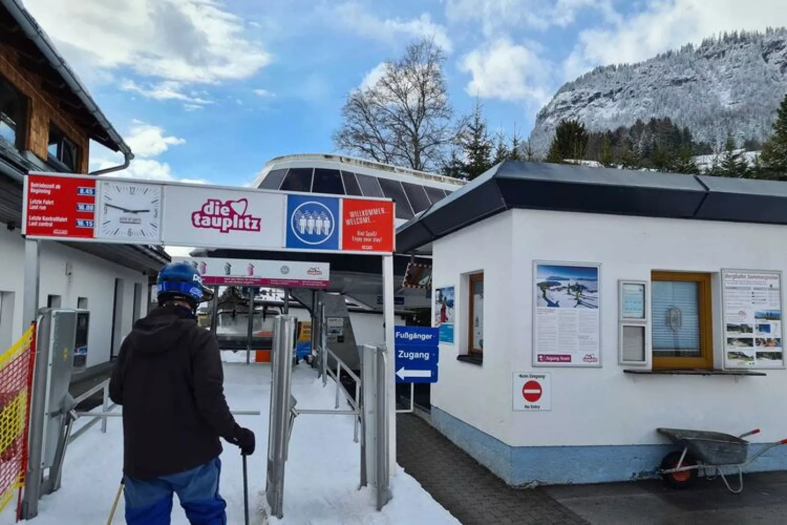 Alpenroos-Gebied winter 5km