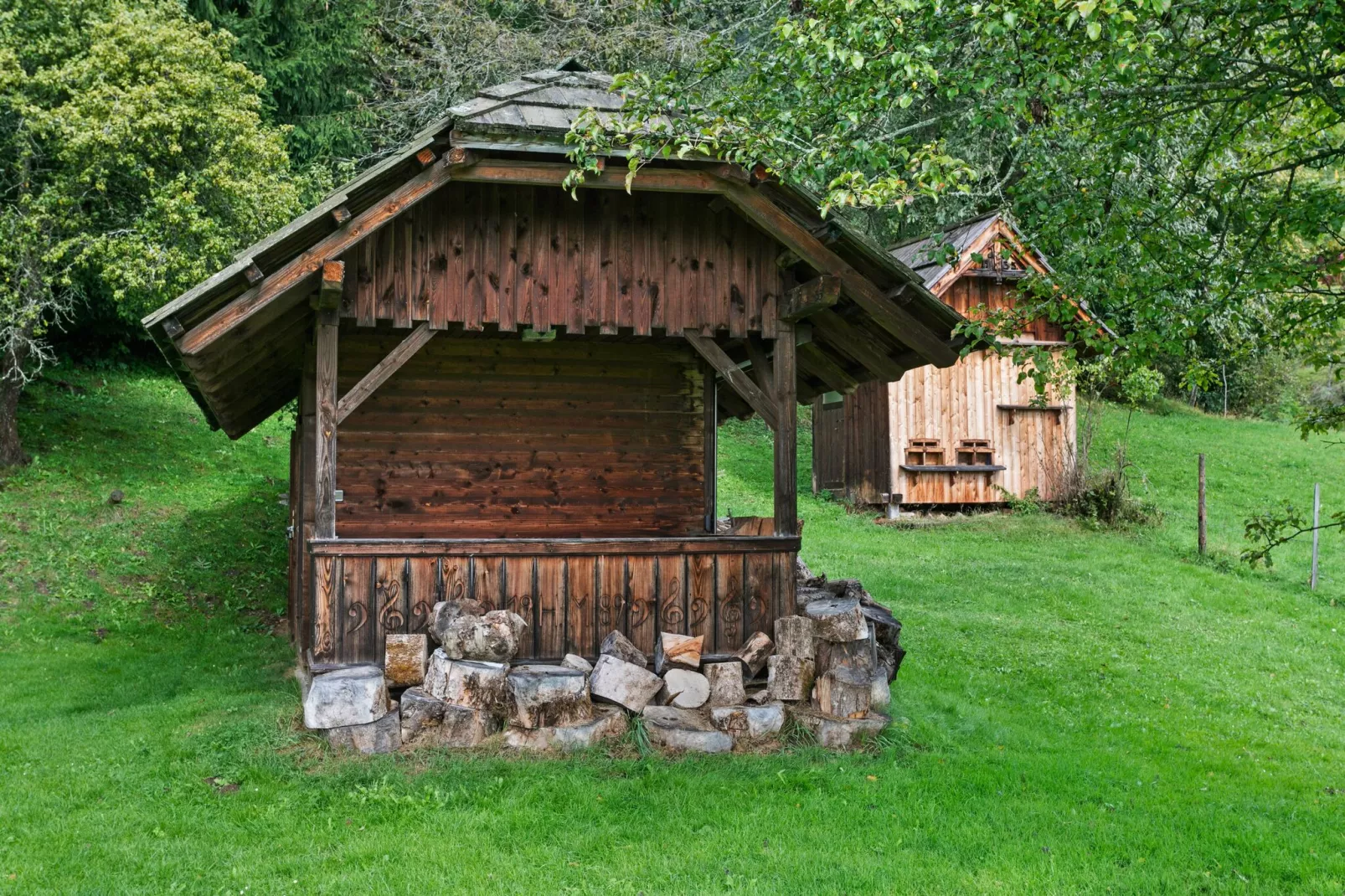 Haus Blocher-Tuinen zomer