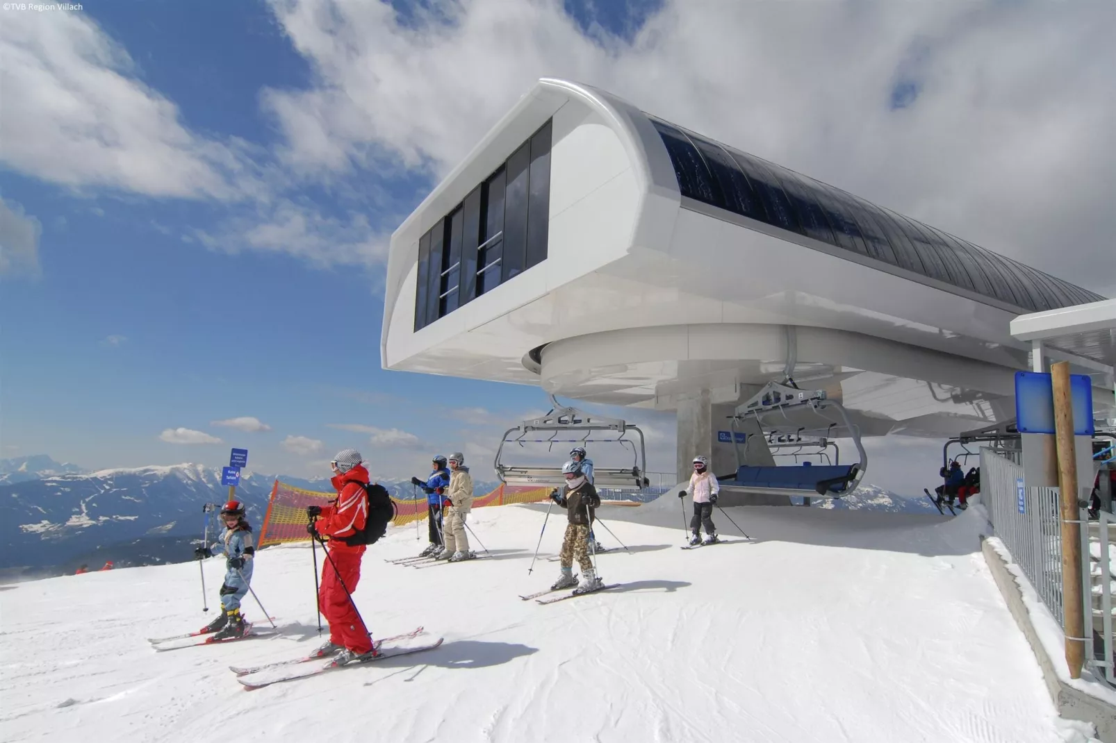 Almhaus Platzer-Gebied winter 5km