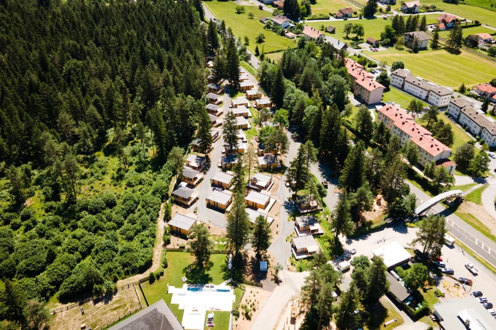 Resort Pressegger See 4-Gebieden zomer 1km