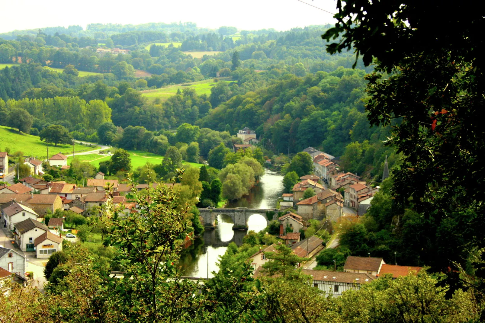 Le Manoir-Gebieden zomer 20km