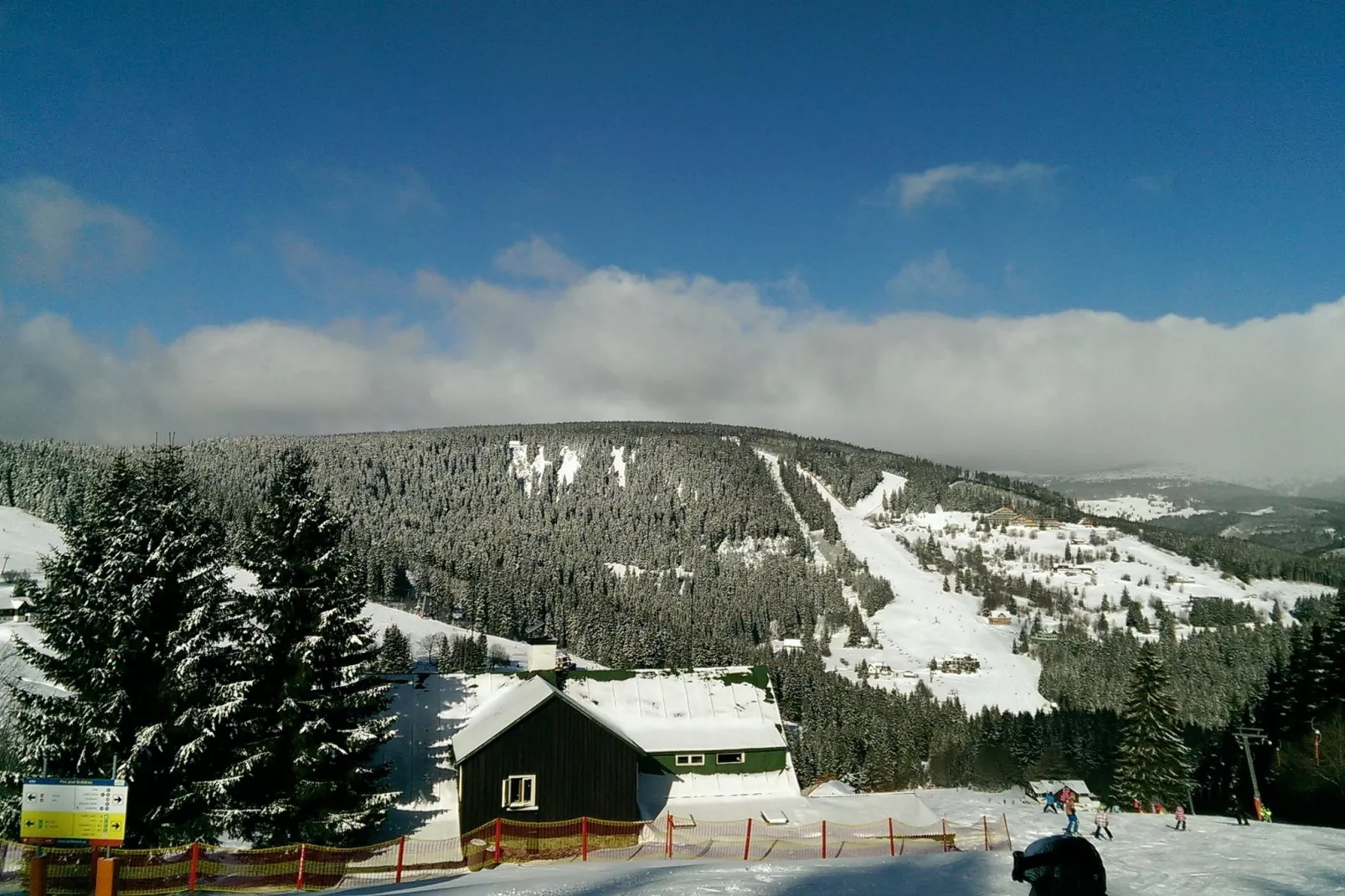 Huis Javornik-Gebied winter 20km