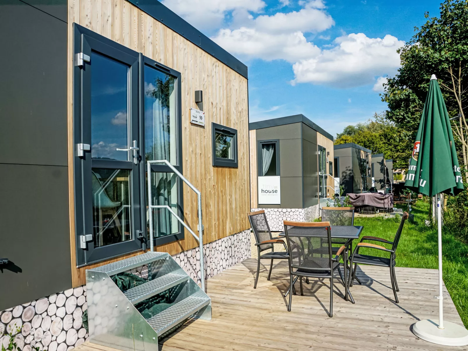 Tiny Haus Sonnendeck-Buiten