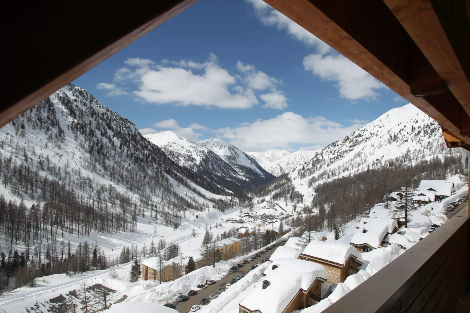 Les Terrasses d'Isola 2-Uitzicht winter