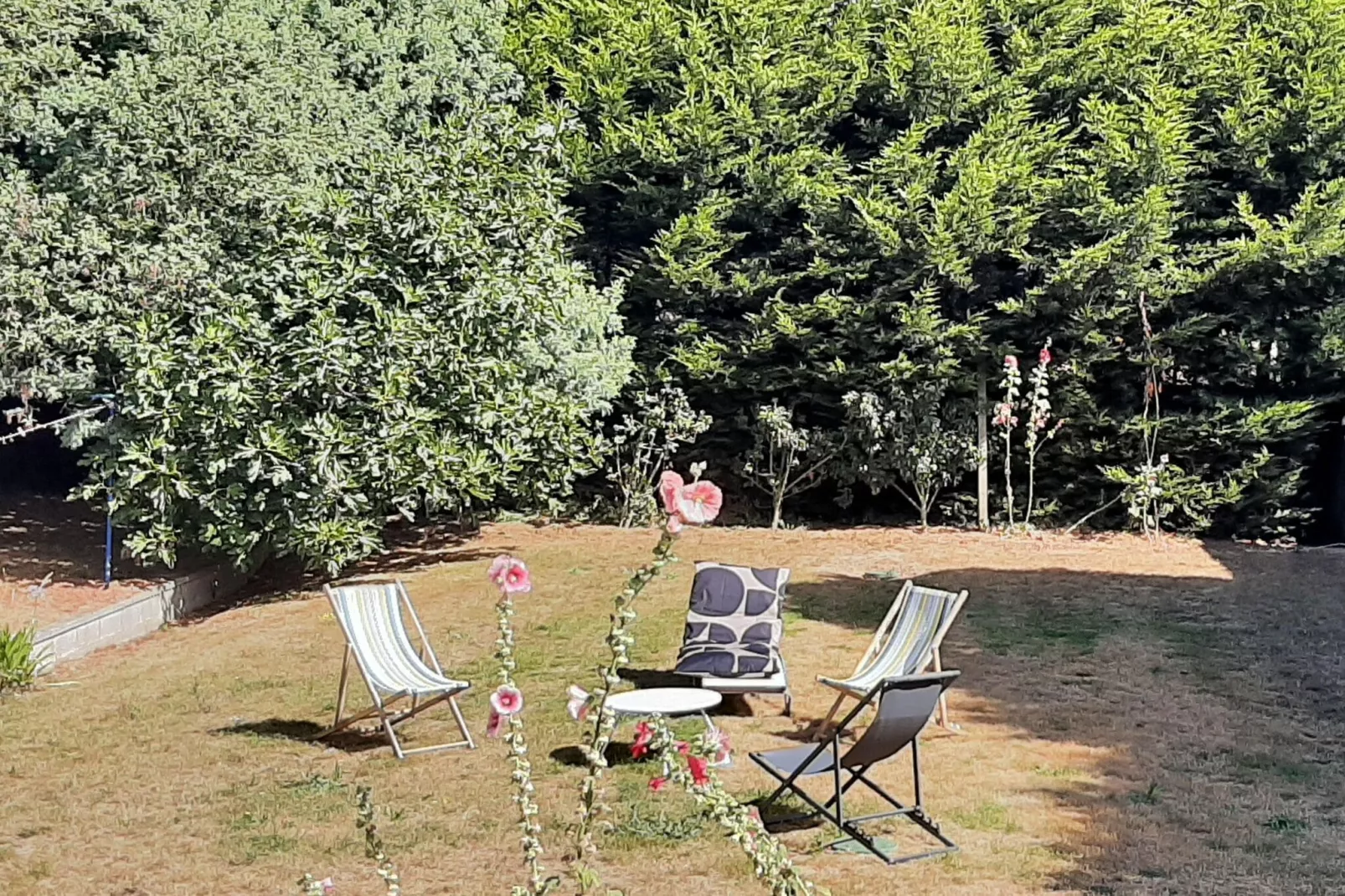 Holiday home in Plougasnou Baie de Morlaix-Tuinen zomer