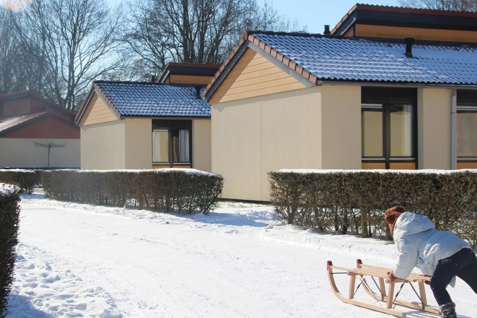 Premium bungalow – max 4 personen – nummer 78-Exterieur winter