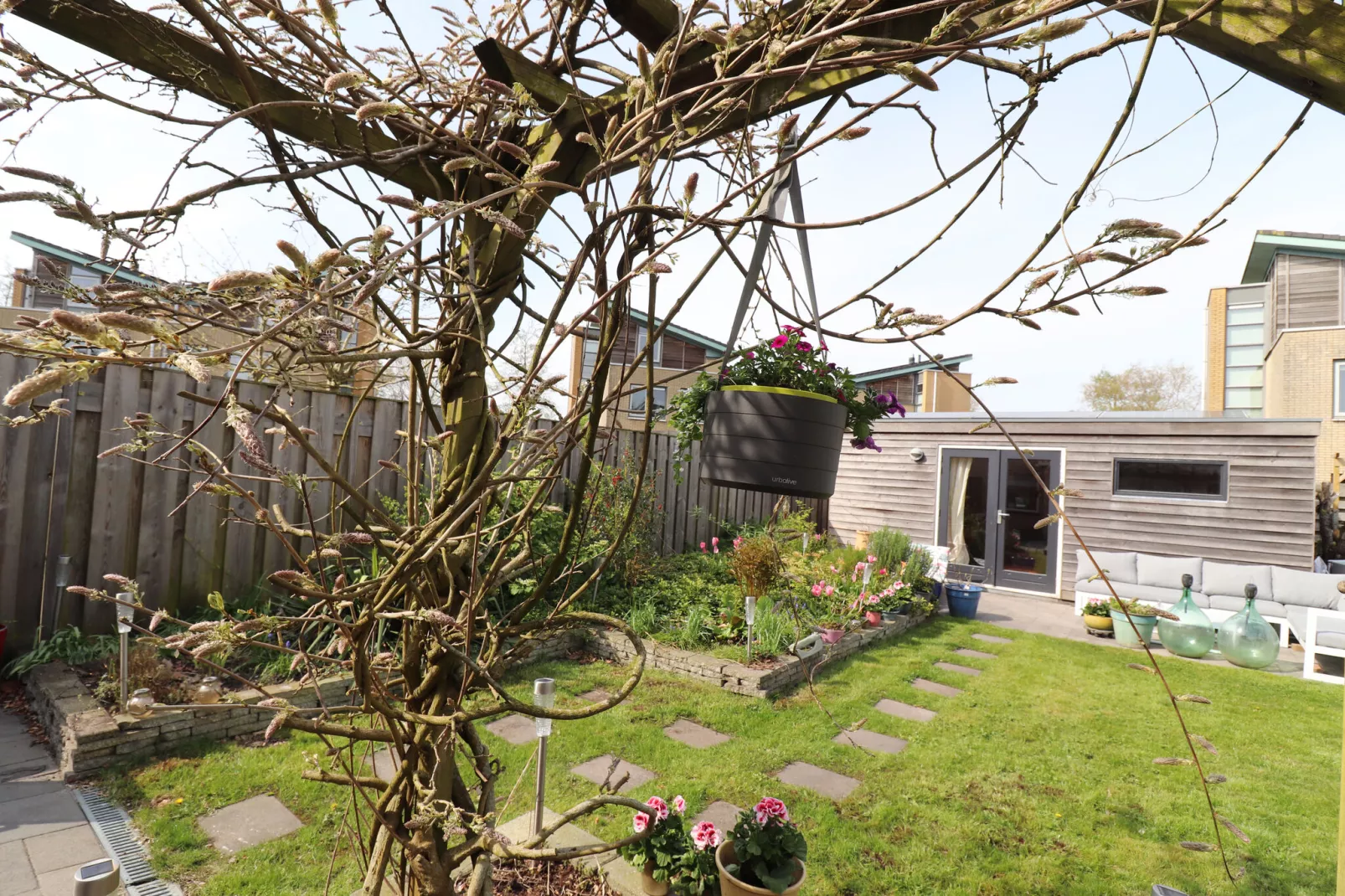 Vakantiehuis in zonnig Grou-Buitenkant zomer