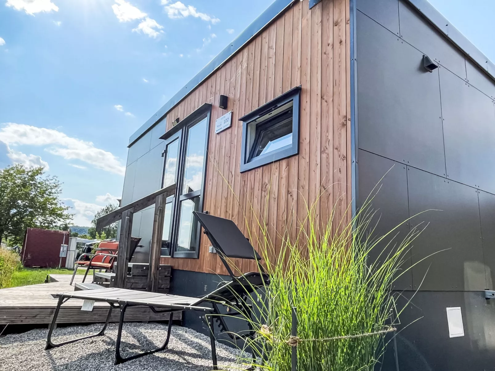 Tiny Haus Lieblingsplatz-Buiten