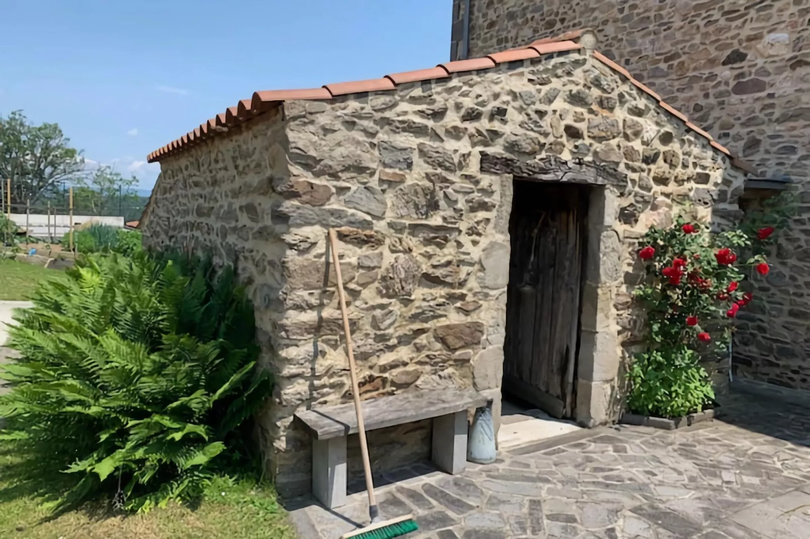 Maison pour 3 personnes à la campagne-Terrasbalkon