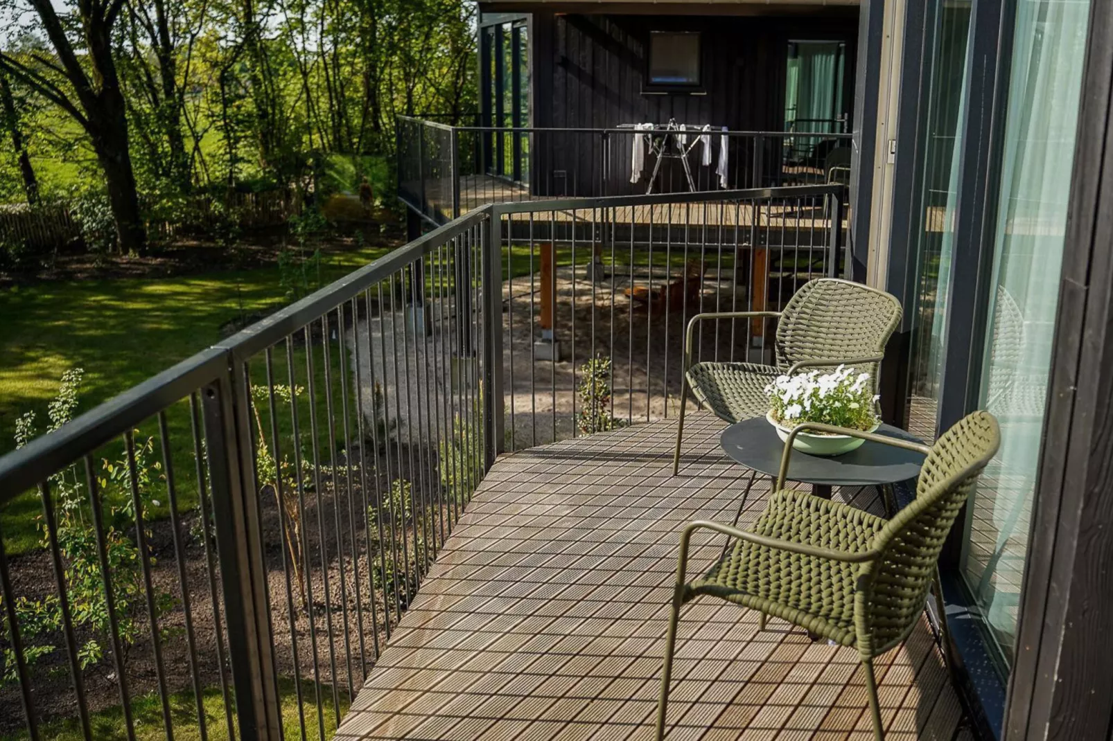 Natuur Villa  4 personen-Terrasbalkon