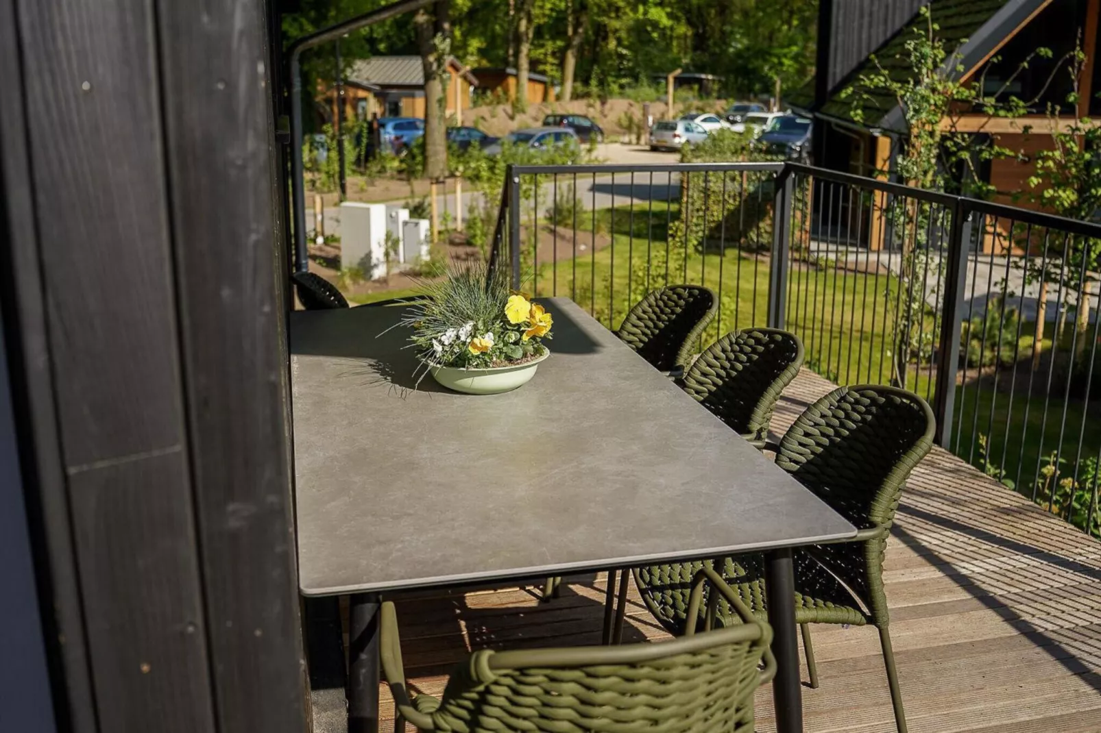 Natuur Villa  4 personen-Terrasbalkon